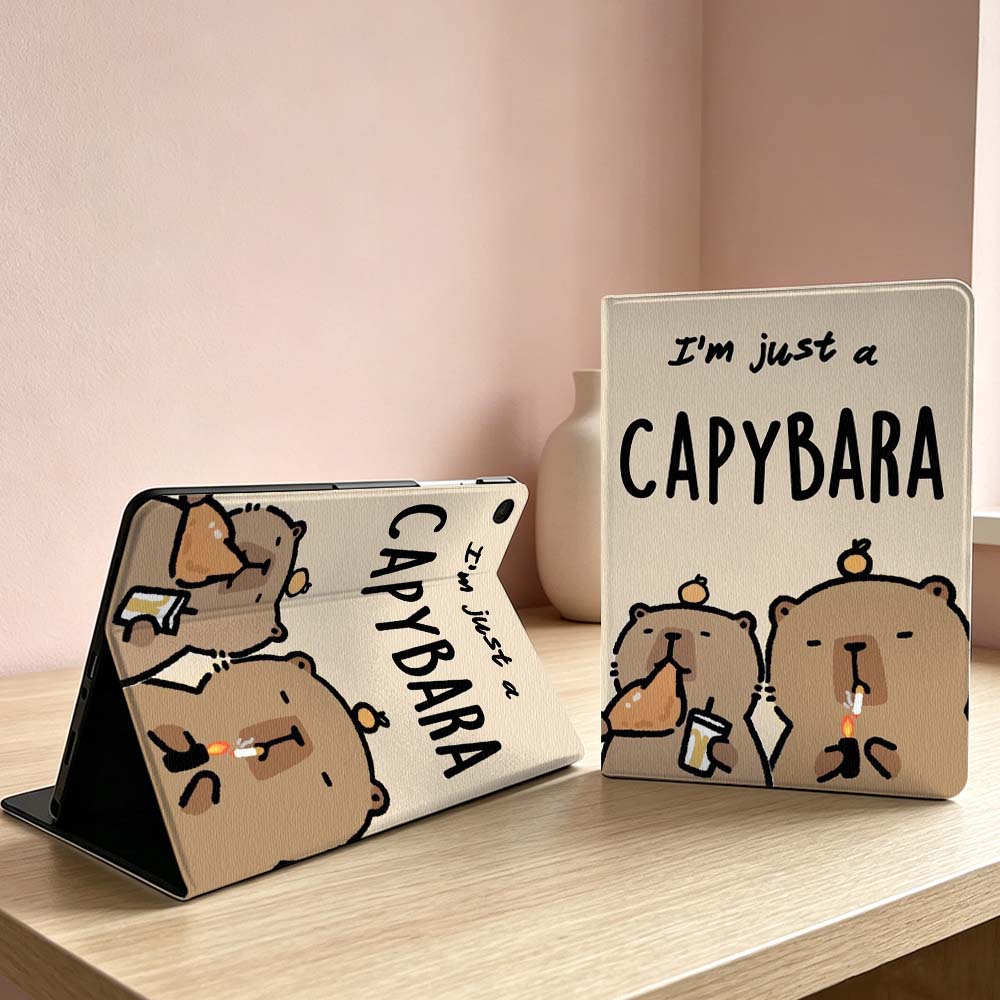 Samsung Tablet S11 Accessories - Urocze, zabawne wzory z kapibarami, miękkie