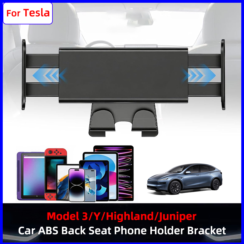 Tablet Stand Adjustable - Uchwyt na zagłówek samochodowy do Tesla