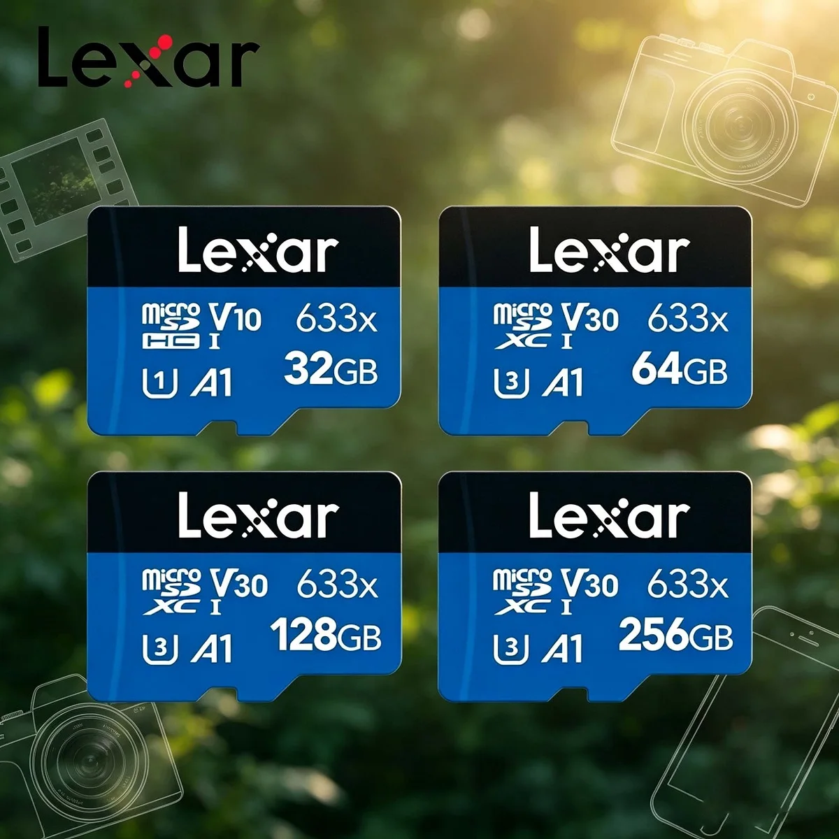 Microsd Card Tablet - Oryginalna karta Lexar TF 633x Micro