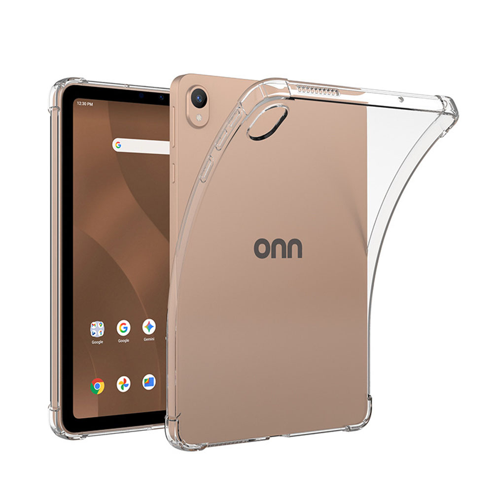 Onn Tablet Accessories - Przezroczyste etui z TPU z poduszkami