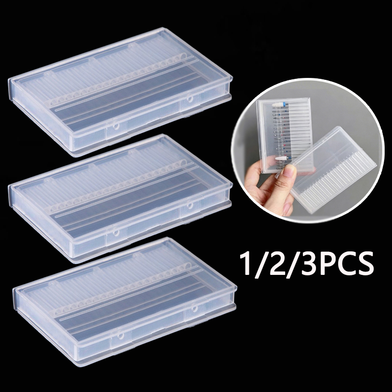 Tablet Computer Accessories - 1/2/3 SZT. Przezroczysty pojemnik na wiertła